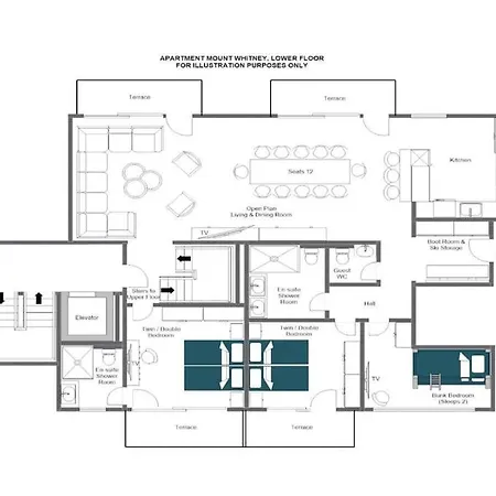 Apartment Mount Whitney Duplex-apartment *